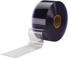 TMI, LLC - Clear Smooth Bulk Strip Roll Dock Curtain Strips - 16" Wide x 100' Long x 0.16" Thick, Vinyl - Benchmark Tooling