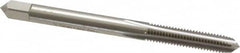 OSG - #3-56 UNF 3B 3 Flute Bright Finish High Speed Steel Straight Flute Standard Hand Tap - Plug, Right Hand Thread, 1-13/16" OAL, 1/2" Thread Length, H1 Limit, Oversize - Exact Industrial Supply