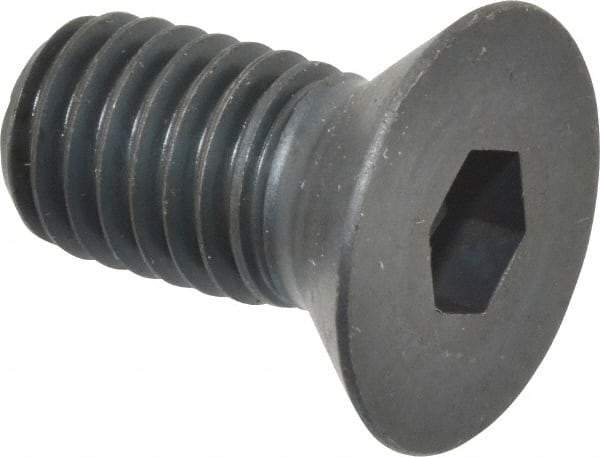 Holo-Krome - 1/2-13 UNC Hex Socket Drive, 82° Flat Screw - Alloy Steel, Black Oxide Finish, Fully Threaded, 1" OAL - Benchmark Tooling