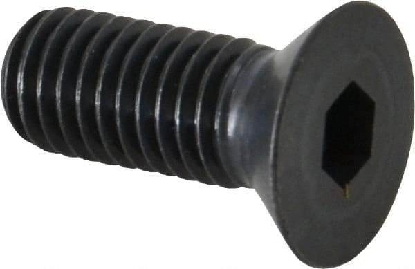 Holo-Krome - 1/2-13 UNC Hex Socket Drive, 82° Flat Screw - Alloy Steel, Black Oxide Finish, Fully Threaded, 1-1/4" OAL - Benchmark Tooling