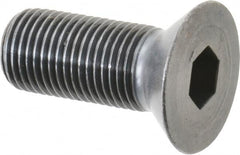 Holo-Krome - 1/2-20 UNF Hex Socket Drive, 82° Flat Screw - Alloy Steel, Black Oxide Finish, Fully Threaded, 1-1/4" OAL - Benchmark Tooling