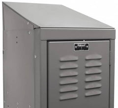 Hallowell - 15" Wide x 7" High x 21" Deep, Locker Slope Top - Benchmark Tooling