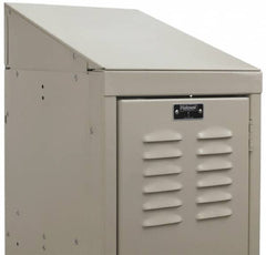 Hallowell - 12" Wide x 4" High x 12" Deep, Locker Slope Top - Benchmark Tooling