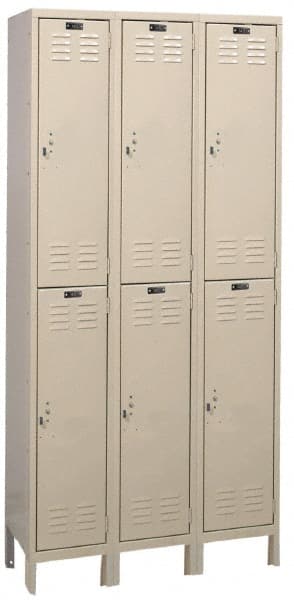 Hallowell - 6 Door, 2 Tier, ValueMax Wardrobe Lockers - Benchmark Tooling