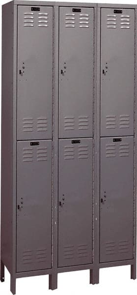 Hallowell - 6 Door, 2 Tier, ValueMax Wardrobe Lockers - Benchmark Tooling