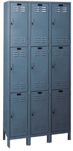 Hallowell - 9 Door, 3 Tier, ValueMax Wardrobe Lockers - Benchmark Tooling