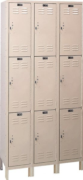 Hallowell - 9 Door, 3 Tier, ValueMax Wardrobe Lockers - Benchmark Tooling