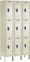 Hallowell - 9 Door, 3 Tier, Ready-Built Wardrobe & Box Lockers - Benchmark Tooling