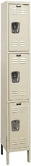 Hallowell - 3 Door, 3 Tier, Galvanite Corrosion Resistant Wardrobe & Box Lockers - Benchmark Tooling