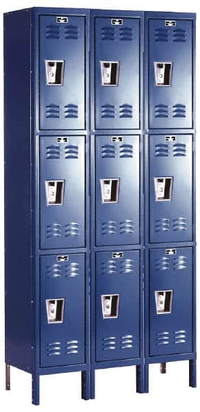 Hallowell - 9 Door, 3 Tier, Premium Wardrobe Lockers - Benchmark Tooling