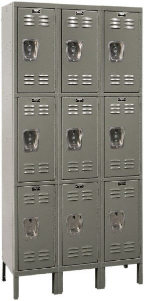 Hallowell - 9 Door, 3 Tier, Premium Wardrobe Lockers - Benchmark Tooling