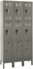 Hallowell - 9 Door, 3 Tier, Premium Wardrobe Lockers - Benchmark Tooling