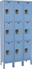 Hallowell - 9 Door, 3 Tier, Premium Wardrobe Lockers - Benchmark Tooling