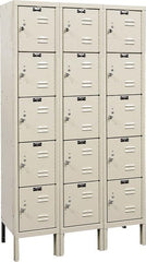 Hallowell - 15 Door, 5 Tier, Premium Box Lockers - Benchmark Tooling