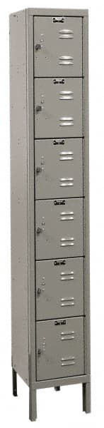 Hallowell - 6 Door, 6 Tier, Premium Box Lockers - Benchmark Tooling