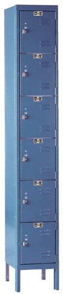 Hallowell - 6 Door, 6 Tier, Premium Box Lockers - Benchmark Tooling