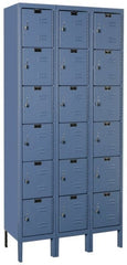 Hallowell - 18 Door, 6 Tier, Premium Box Lockers - Benchmark Tooling