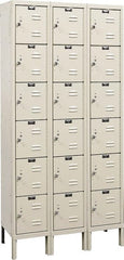 Hallowell - 18 Door, 6 Tier, Premium Box Lockers - Benchmark Tooling