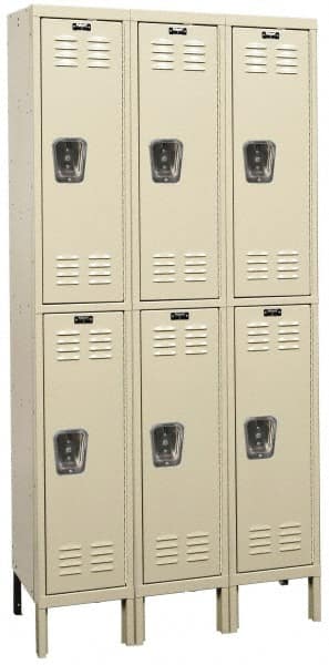 Hallowell - 6 Door, 2 Tier, Premium Wardrobe Lockers - Benchmark Tooling