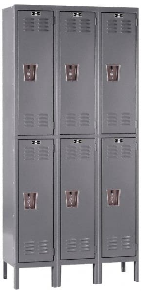 Hallowell - 6 Door, 2 Tier, Premium Wardrobe Lockers - Benchmark Tooling