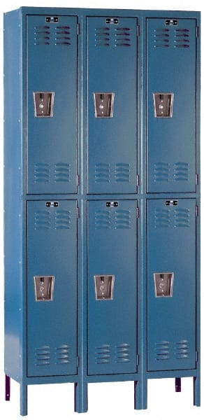 Hallowell - 6 Door, 2 Tier, Premium Wardrobe Lockers - Benchmark Tooling