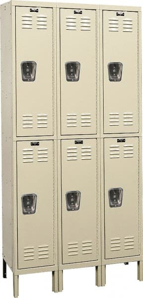 Hallowell - 6 Door, 2 Tier, Premium Wardrobe Lockers - Benchmark Tooling