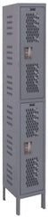 Hallowell - 1 Door, 1 Tier, Heavy-Duty Ventilated Wardrobe & Box Lockers - Benchmark Tooling