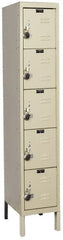 Hallowell - 5 Door, 5 Tier, Ready-Built Wardrobe & Box Lockers - Benchmark Tooling