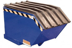 Vestil - Heavy-Duty Virgin Black Polyethylene Self-Dumping Hopper Poly Lid - Benchmark Tooling