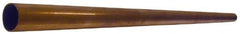 Mueller Industries - 7/8 Inch Outside Diameter x 2 Ft. Long, Copper Round Tube - 0.811 Inch Inside Diameter, 0.032 Inch Wall Thickness, Alloy 122 - Benchmark Tooling