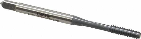 OSG - #5-40 UNC 2B/3B 3 Flute elektraLUBE Finish High Speed Steel Straight Flute Standard Hand Tap - Bottoming, Right Hand Thread, 1-15/16" OAL, 5/8" Thread Length, H2 Limit - Exact Industrial Supply