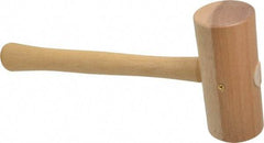 Garland - 1-3/8 Lb Head Wooden Mallet - 11" Long Wood Handle - Benchmark Tooling