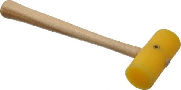 Garland - 1/4 Lb Head Plastic Mallet - 9" OAL, 9-1/4" Long Wood Handle - Benchmark Tooling