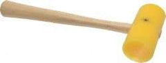 Garland - 3/8 Lb Head Plastic Mallet - 9-3/4" OAL, 10" Long Wood Handle - Benchmark Tooling