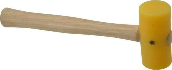 Garland - 1/2 Lb Head Plastic Mallet - 10-1/2" OAL, 12" Long Wood Handle - Benchmark Tooling