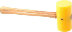 Garland - 1-1/4 Lb Head Plastic Mallet - 14" OAL, 14" Long Wood Handle - Benchmark Tooling