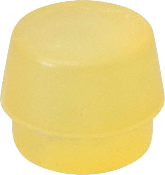 Garland - 1-1/4" Face Diam, Grade Soft, Natural Soft Face Hammer Tip - Urethane - Benchmark Tooling