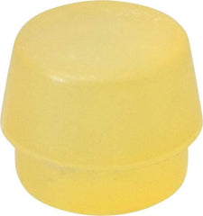 Garland - 1-1/4" Face Diam, Grade Soft, Natural Soft Face Hammer Tip - Urethane - Benchmark Tooling