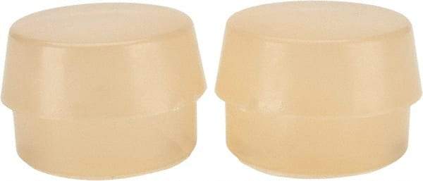 Garland - 1-3/4" Face Diam, Grade Soft, Natural Soft Face Hammer Tip - Urethane - Benchmark Tooling