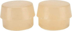 Garland - 1-3/4" Face Diam, Grade Soft, Natural Soft Face Hammer Tip - Urethane - Benchmark Tooling