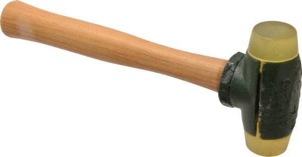 Garland - 1-1/2 Lb Head 1-1/4" Face Urethane Split Head Hammer - Wood Handle - Benchmark Tooling