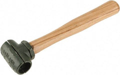 Garland - 1-1/2 Lb Head 1-1/4" Face Malleable Iron Split Head Hammer without Faces - Wood Handle - Benchmark Tooling