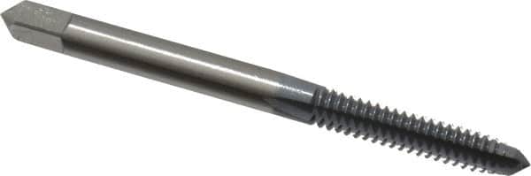 OSG - #10-24 UNC 2B/3B 3 Flute elektraLUBE Finish High Speed Steel Straight Flute Standard Hand Tap - Plug, Right Hand Thread, 2-3/8" OAL, 7/8" Thread Length, H3 Limit - Exact Industrial Supply