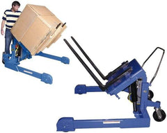 Vestil - 4,000 Lb Load Limit, Straddle Portable Tilting Table - 90° Tilting Angle, 2-5/8' Low Height - Benchmark Tooling