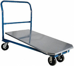 Vestil - 1,500 Lb Capacity Steel Platform Truck - Steel Deck, 24" OAW - Benchmark Tooling