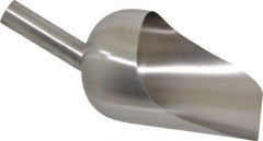 VOLLRATH - 52 oz Silver Stainless Steel Round Bottom Scoop - 5.3" Wide Bowl, 3.3" Handle Length, 12" OAL - Benchmark Tooling