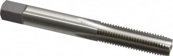 OSG - 5/16-24 UNF 4 Flute Bright Finish High Speed Steel Straight Flute Standard Hand Tap - Plug, Right Hand Thread, 2-23/32" OAL, 1-1/8" Thread Length, H1 Limit, Oversize - Exact Industrial Supply
