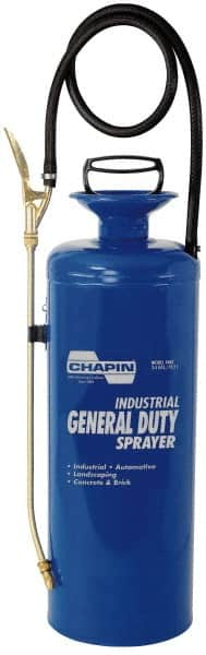 Chapin - 3.5 Gal Garden Hand Sprayer - Reinforced Hose, Polyethylene Tank, For Industrial Applications - Benchmark Tooling