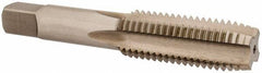 OSG - 3/4-10 UNC 4 Flute Bright Finish High Speed Steel Straight Flute Standard Hand Tap - Plug, Right Hand Thread, 4-1/4" OAL, 2" Thread Length, H1 Limit, Oversize - Exact Industrial Supply