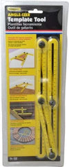 General - 1 mm Graduation, Glass filled Nylon Angle Template Tool - 6-3/4 Inch Base Length - Benchmark Tooling